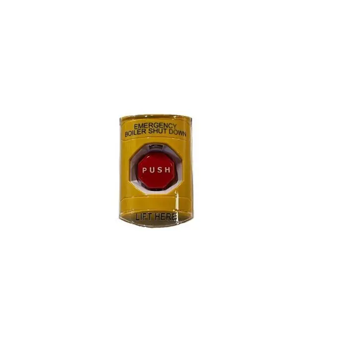 STI SS-2222ZA-Z1 Emergency Push Button, Yellow