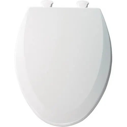 Bemis 1500D-WH Molded Wood Closed Front Elongated Toilet Seat, White