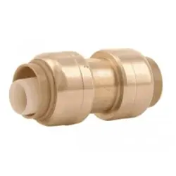 SharkBite U008 Brass Straight Coupling Push-Fit 1/2 inch