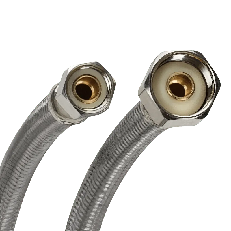 Fluidmaster FLPRO1F30 PRO 3/8 Comp x 1/2 inch FIP x 30 inch Flexible Faucet Connector, Stainless