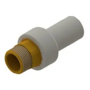 NUPI AMERICAS 27NRFM11903NPT 3 Niron Bfxmpt Adapt W/ Lf Brass