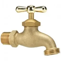 True Value 103-013 Hose Bibb Heavy-Duty Brass 1/2 MP x 1/2 Solder x 3/4-In. Hose