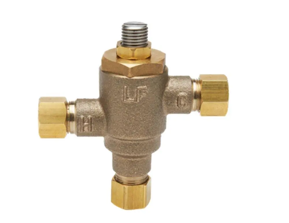 Leonard Valve 170A-LF Eco-Mix 3/8 in. Compression Thermostat Mixing Valve
