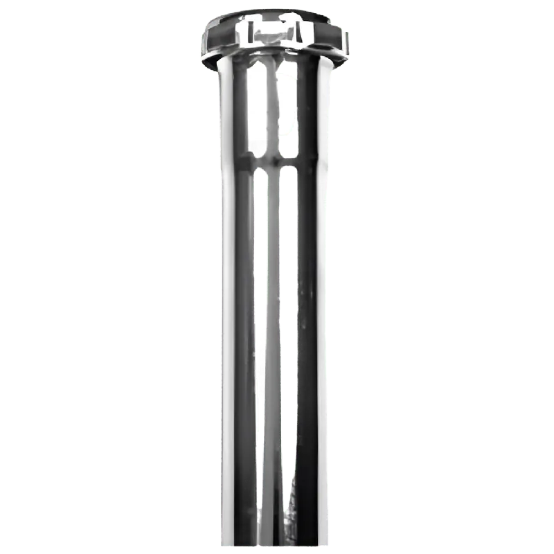 Approved Vendor BETOE8 1-1/2 inch x 8 inch Tubular Brass Slip-Joint Extension Tube, Satin Chrome