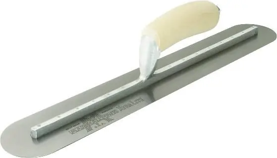 Marshalltown MXS20FR13526 20 x 4 Round End Trowel Wood Handle