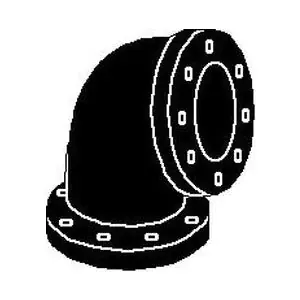 NAPAC 10F-0808 NAPAC 10 Class 125 SCH STD Black Cast Iron 90 Deg Elbow 8 In REPLACEMENT MPN