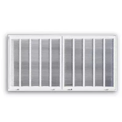 TRUaire 19040X20 - 40 inch x 20 inch White Return Air Filter Grille with Hinged Face