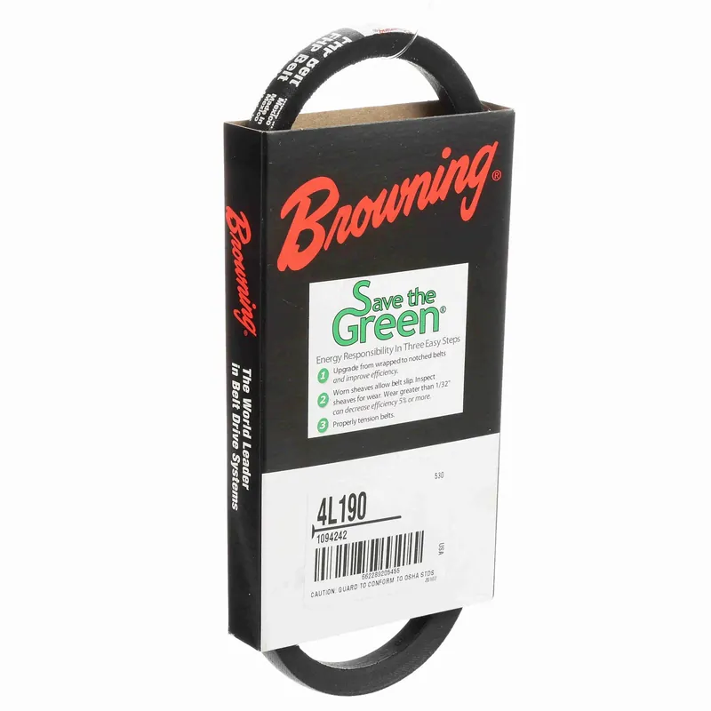 Browning 1094242 4L190 FHP V-Belt L Section 19 Inches