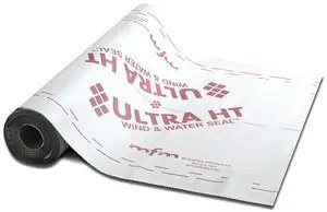 MFM MFMWWSUHT MFM 67' x 36 x 45 mil White Polymer Self-Adhering Wind and Water Seal 1/CT
