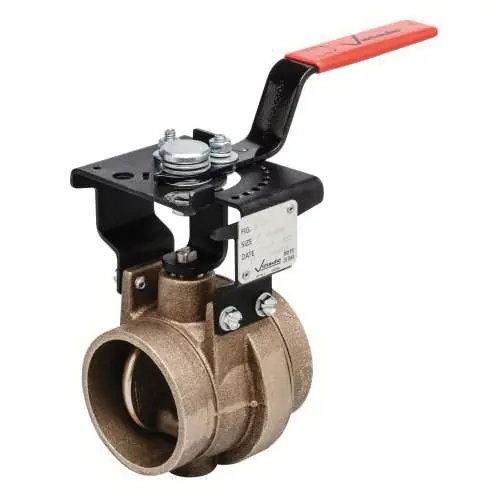 Victaulic V030608NE0 Brass Butterfly Valve 3 in Grooved