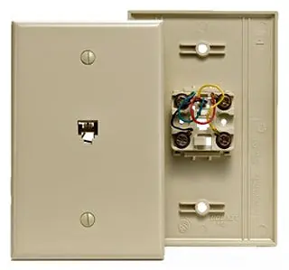 Leviton 40549-000 Wall Plate and Jack Power (ea) Replacement MPN
