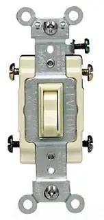 Leviton 54504-2A AC Quiet Switch 15A 120/277V Almond