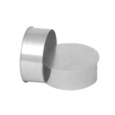 CLIFCO SHEET METAL MFG GTC8 8 Galv Tee Cap 26 Gauge