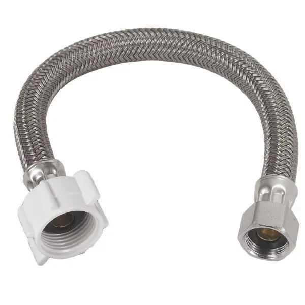 BrassCraft PLS8-12DL F Braided Water Toilet Connector 1/2 x 7/8 in