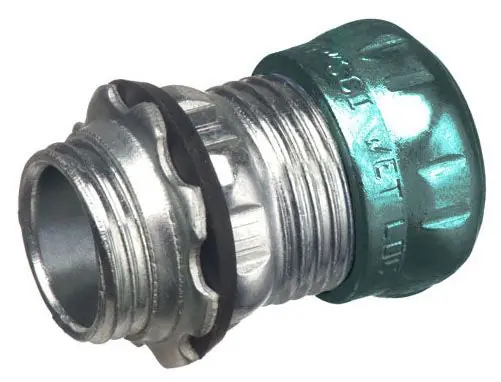 Arlington 823RT Steel EMT Compression Connector Rain Tight Concrete Tight 1-1/4