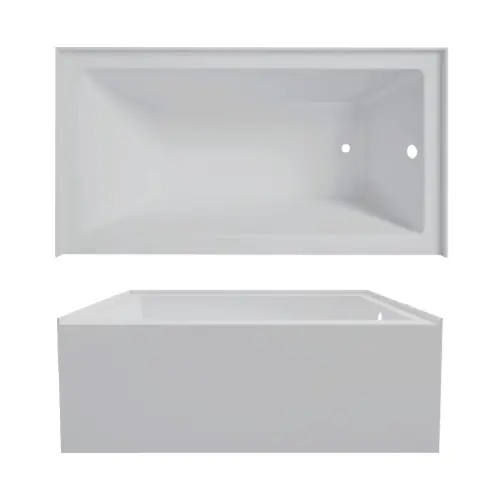 Jason International Inc 4210.40.00.01 Soaking Tub with Skirt 60 inch x 30 inch x 21.65 inch