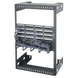 Middle Atlantic WM-8-12 Wall Mount Rack 8 Space, 12 inches Depth, 17 and three quarters inches Height, WM Series Rack
