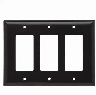 Pass & Seymour SPJ263 P&S SPJ263 PLST PLT JR JUMBO 3G 3SP