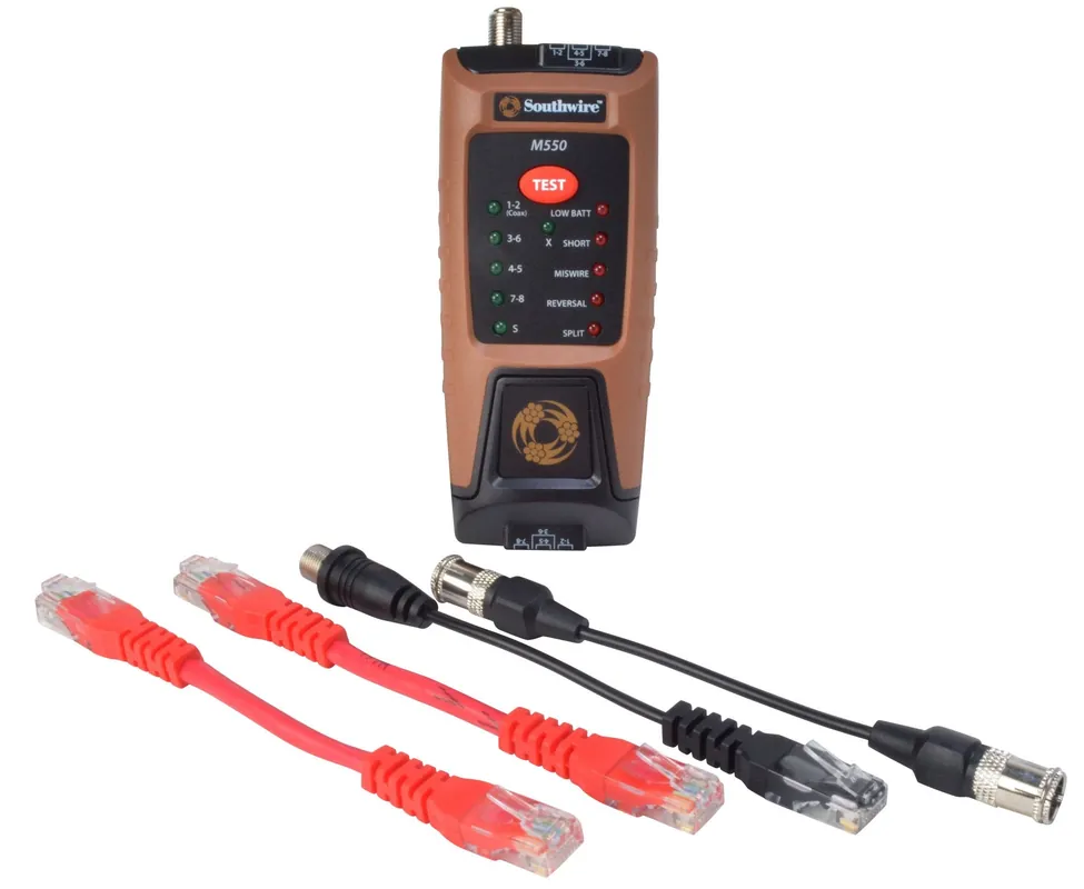 Southwire 587450 Continuity Tester for Data & Coax Cables