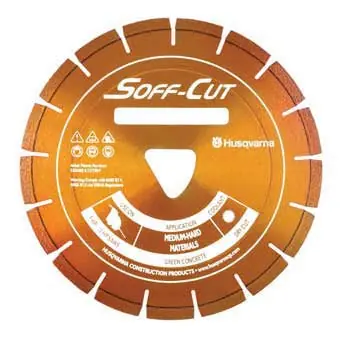 Husqvarna 542756201 Husqvarna 14 x .120 White Vegas Soff-Cut Diamond Blade Replacement MPN