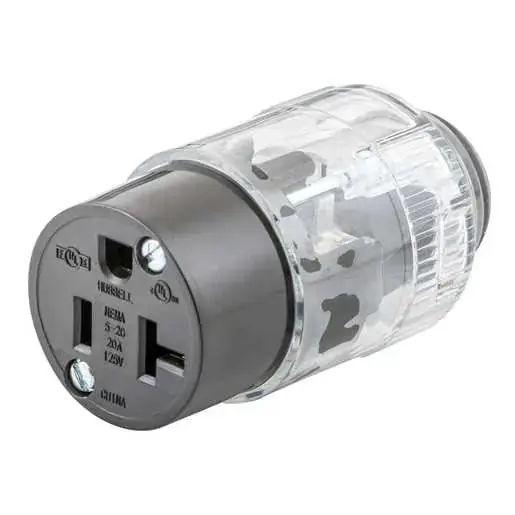 Hubbell Wiring Device-Kellems 520LC HWDK 20A 125V 5-20R I