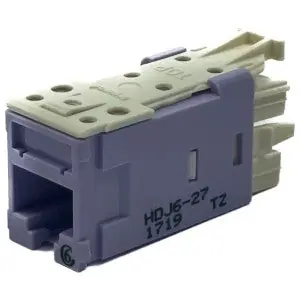 Ortronics HDJ6-27 HD Jack Cat6 Clarity,T568A/B Purple