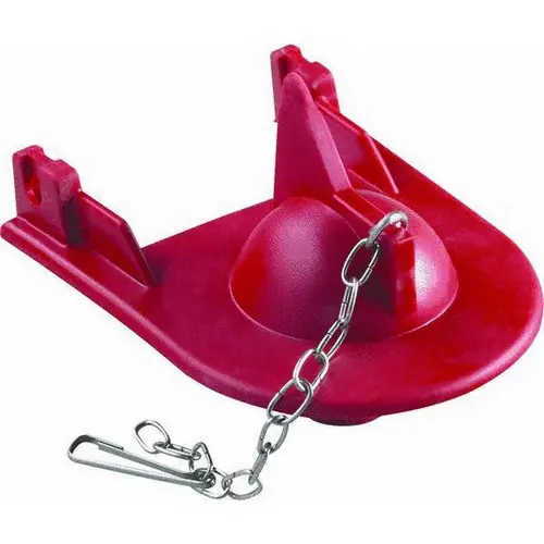 Kohler K-GP1078440 2 inch Shark Fin Flapper with Chain Red