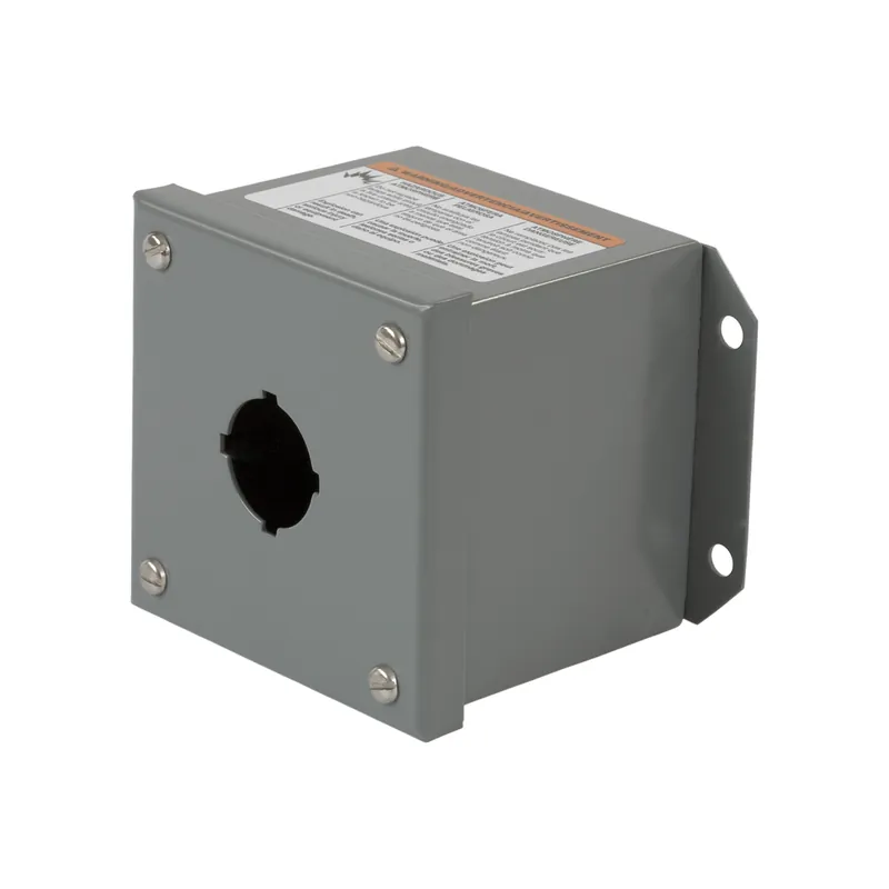 Square D 9001KYAF1 4.18 x 5.24 x 3.63 Inch NEMA 1/3/13 1-Hole Push Button Control Station Enclosure