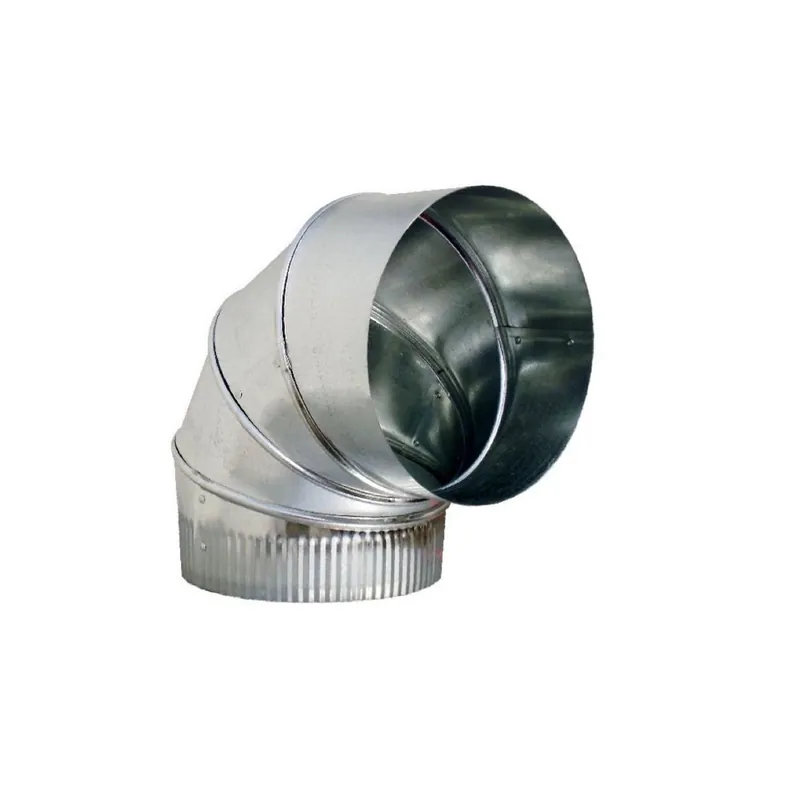 Air Duct Products 5221.06-30 6 inches 90 Degree Galvanized Elbow 30 Gauge