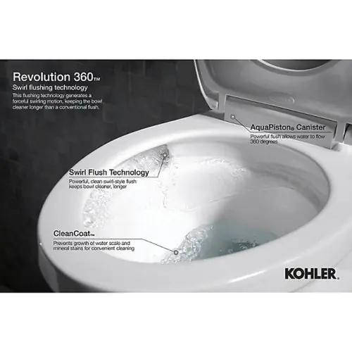 Kohler K-4144-BI Corbelle Toilet Bowl 16-1/2 inches x 14.94 inches x 29.38 inches
