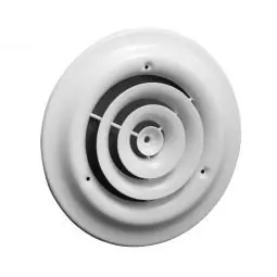 Auer Registers 1610W 10 Rnd Ceiling Diffuser/WH