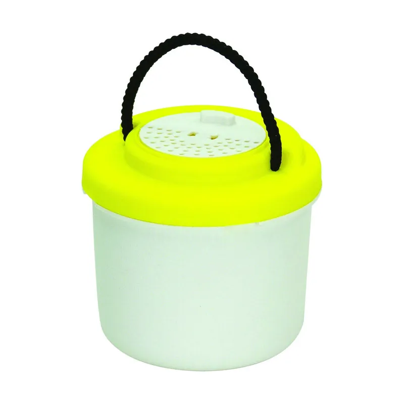 TRUE VALUE TV245585 YEL/WHT Bait Bucket