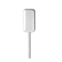 Keedex K-DLA24 24 Armored Door Loop, 1/4 Connector, Aluminum Finish