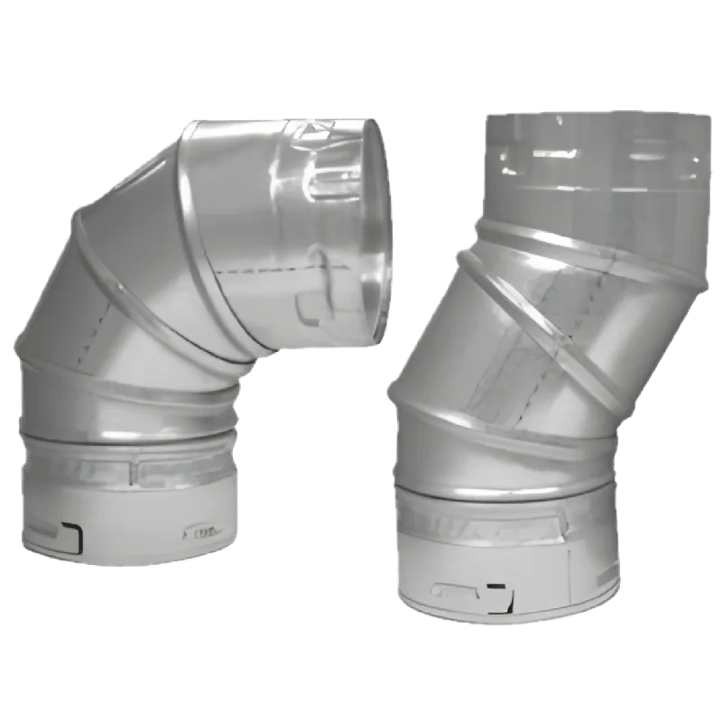 Metal-Fab 3CGV90L 90 Degree Direct Vent Elbow