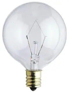 Westinghouse 0361100 Incandescent Lamp 25W G16-1/2 Clear