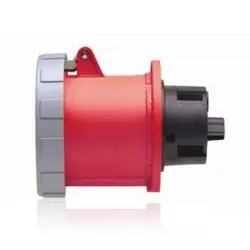 Leviton 460R7W Sleeve And Pin Receptacle 3-Phase Watertight 480 VAC 60 A
