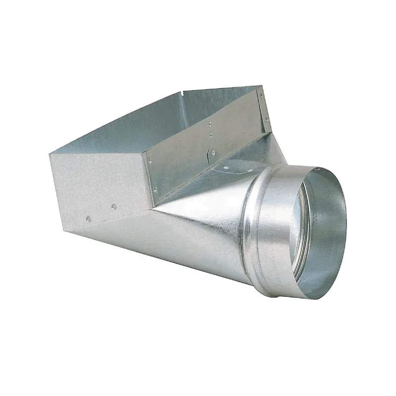 Air Duct Products 8416.100406-6 90 Degree Long Side Register Boot 6 Inch Extension 30 Gauge