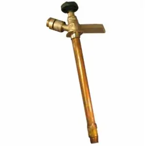 Arrowhead Brass 486BFP12LF Lead-Free Anti-Siphon Frost-Free Lawn Faucet with Backflow Preventer, 1/2 inch x 12 inch, Copper Sweat x MIP