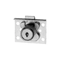 CCL Security Products 02065-1/2 7/8 US4 KA AUE1 Drawer Lock, Disc Tumbler, Latchbolt, Half Mortise, Keyed Alike AUE1