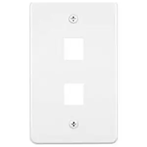Allen Tel AT30-2-15 Versatap Faceplate 2-Port White