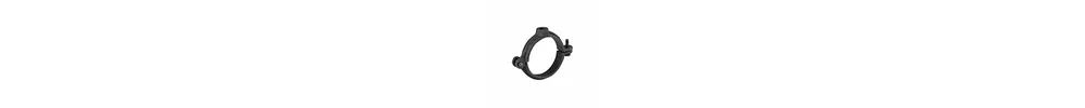 B-Line 78101112054 Hinged Extension Split Pipe Clamp (1/2 inch & 3/8-16 Thread) Plain