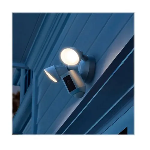 Ring B08F6GPQQ7 Floodlight Cam Wired Plus Outdoor IP Camera White