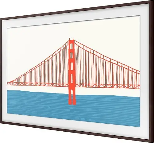 Samsung VG-SCFA55BWBZA The Frame 55 Inch Customizable Bezel - Modern Brown
