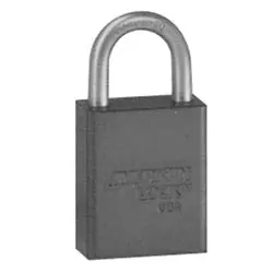 American Lock A1105BRNKD Safety Padlock Different Keyed 5-Pin 1-1/2 Width x 3/4 Thickness