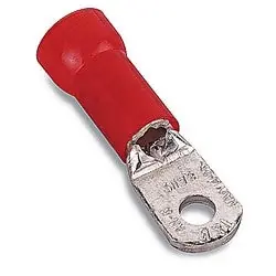 THOMAS & BETTS RD10731 Nylon Insulated Large Ring Terminal 8AN Size 3/8 Inch Bolt Hole