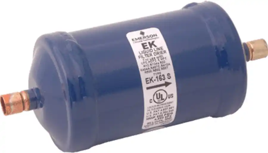 White Rodgers 047605 Filter-Drier 1/4 SAE 2.64 Dia 5.64 L Liquid Line EK