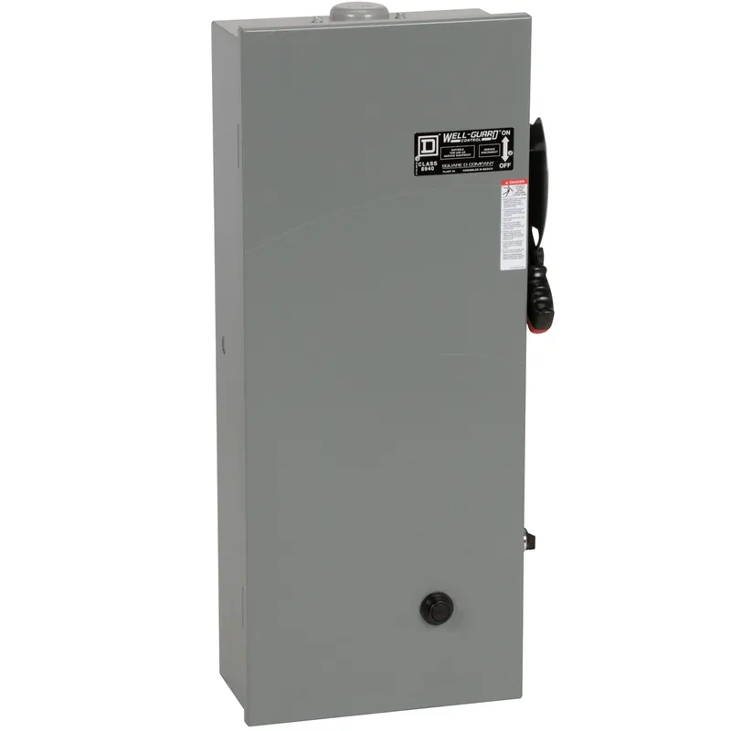 Square D 8940SSC4010 Pump Panel 440/480 VAC 27 Amp 10 Hp