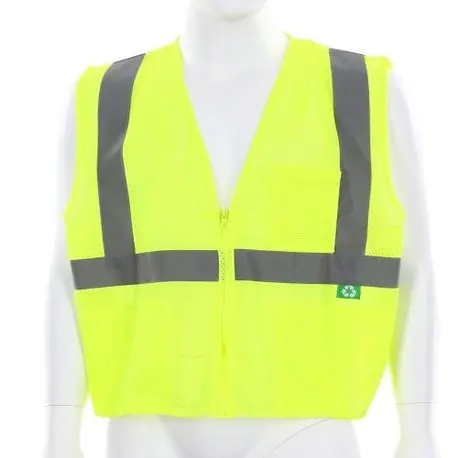 MCR Safety RVCL2MLZ High Visibility Safety Vest Size L ANSI Class 2