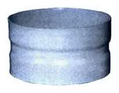 General Plastics C400P 4 x 4 White PVC Straight Coupling