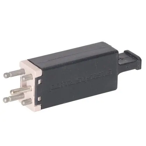 TII 75-3C1EW-N 1-Pin Protector Module with Test Points, 350V, Black